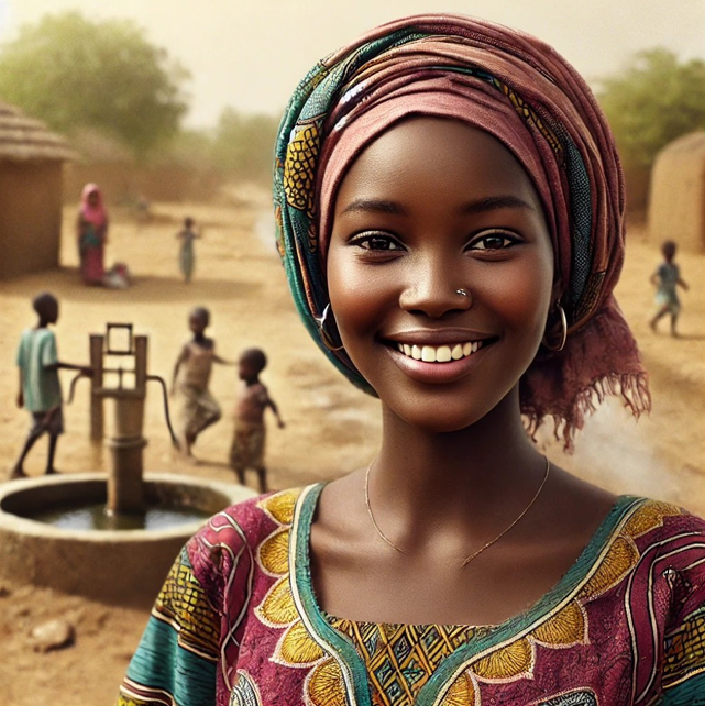 Fatoumata, bénéficiaire d’un puits au Mali