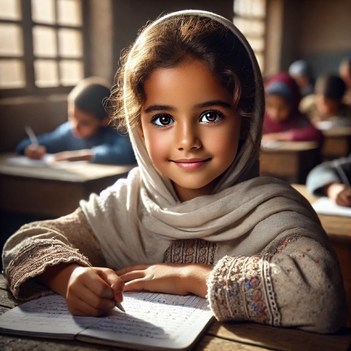 Amina, orpheline au Maroc